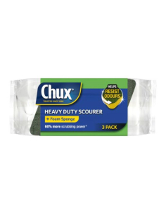 Chux Scourer Heavy Duty Foam 3 Pack x 1